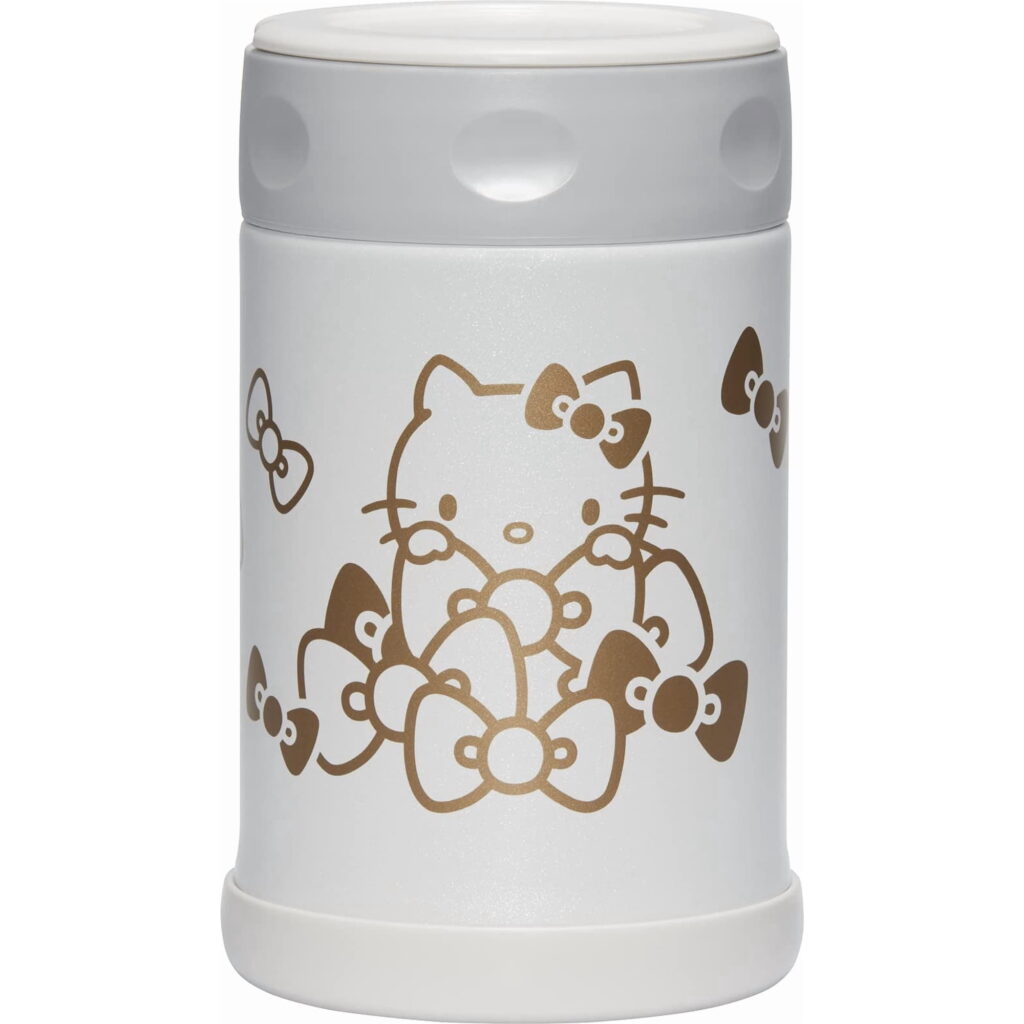 Zojirushi SW-EAE50KTWA Stainless Steel Food Jar, 17-Ounce, Hello Kitty Collection White C95
