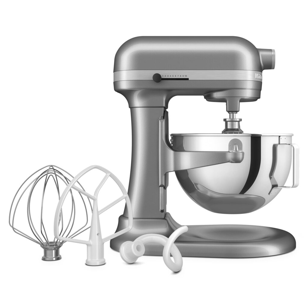 KitchenAid 5.5 qt Bowl-Lift Stand Mixer, Contour Silver, KSM55SXXX