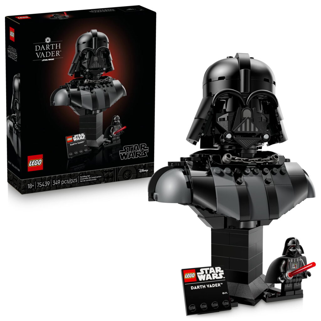 LEGO Star Wars Darth Vader Bust - Collectible Building Set for Adults, Ages 18+ - Birthday Gift Idea - With Darth Vader Minifigure - Bedroom or Shelf Decor - 75439