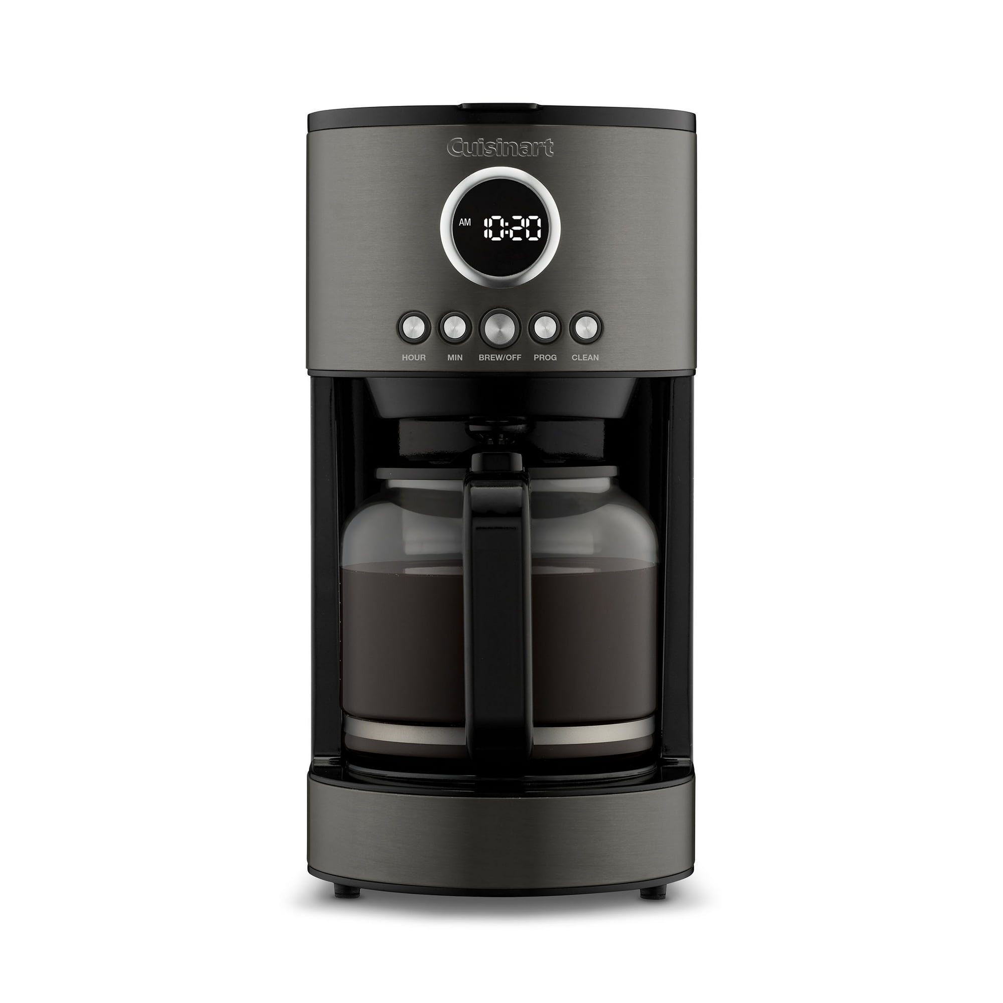 Cuisinart Stainless Steel 12-Cup Coffee Maker, Black