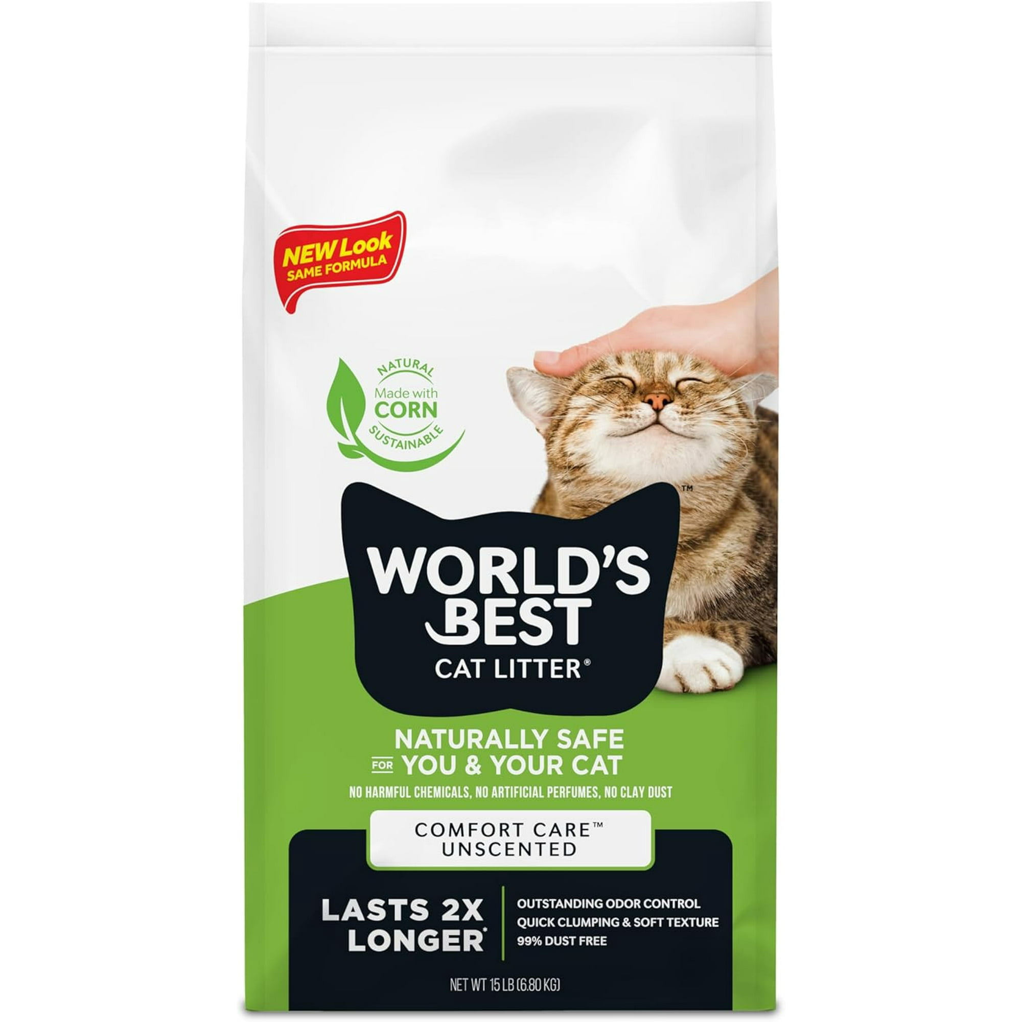 World's Best Cat Litter Clumping Formula, 15-lb